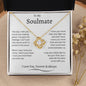 To My Soulmate - Love Knot Necklace