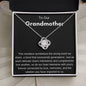 To Our Grandmother- Love Knot Necklace