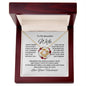 To My Beautiful Wife - Love Knot Necklace