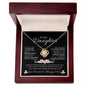 To My Daughter Love Mom - Love Knot Necklace