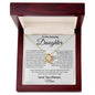 To My Amazing Daughter Love Always Mom- Love Knot Necklace