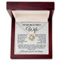 To My Beautiful Wife - Love Knot Necklace