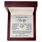 To My Beautiful Wife - Love Knot Necklace