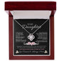 To My Daughter Love Mom - Love Knot Necklace