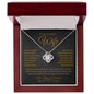 To My Beautiful Wife - Love Knot Necklace