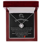 To My Granddaughter - Love Knot Necklace