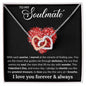 To My Soulmate - Interlocking Hearts Necklace