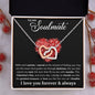 To My Soulmate - Interlocking Hearts Necklace