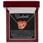 To My Soulmate - Interlocking Hearts Necklace