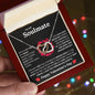 To My Soulmate - Interlocking Hearts Necklace