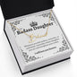 To My Badass Daughter Signature Style Name Necklace