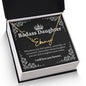 To My Badass Daughter Signature Style Name Necklace