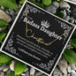 To My Badass Daughter Signature Style Name Necklace