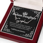 To My Badass Daughter Signature Style Name Necklace
