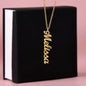 To My Amazing Sister - Vertical Name Necklace