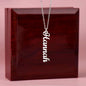 To My First Mate - Personalized Vertical Name Necklace