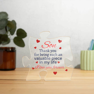 Son Acrylic Puzzle Plaque