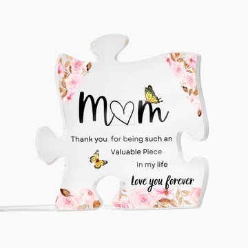 Mom Acrylic Puzzle Plaque