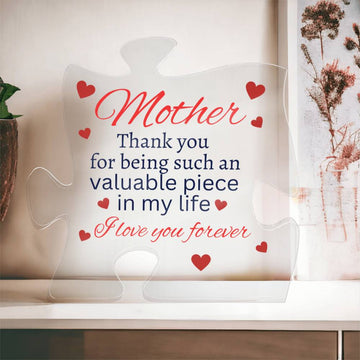 Mother Acrylic Puzzle Plaque