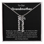 To Our Grandmother - Personalized Vertical Name Necklace