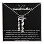 To Our Grandmother - Personalized Vertical Name Necklace