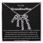 To Our Grandmother - Personalized Vertical Name Necklace
