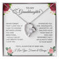 To My Granddaughter - Forever Love Necklace