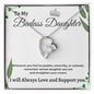 To My Badass Daughter - Forever Love Necklace
