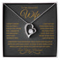 To My Beautiful Wife - Forever Love Necklace