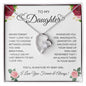 To My Daughter - Forever Love Necklace