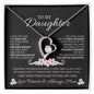 To My Daughter Love Mom - Forever Love Necklace