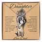 To My Daughter Love Dad - Forever Love Necklace
