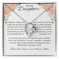 To My Daughter Love Mom- Forever Love Necklace