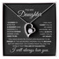 To My Daughter Forever Love Necklace