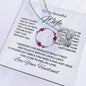 To My Beautiful Wife - Forever Love Necklace