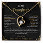 To My Daughter - Forever Love Necklace