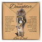 To My Daughter Love Dad - Forever Love Necklace