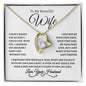 To My Beautiful Wife - Forever Love Necklace