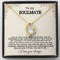 To My Soulmate - Forever Love Necklace