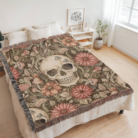 The Garden of the Dead Woven Blanket