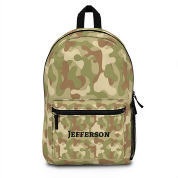 Tan Camouflage Backpack