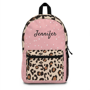 Personalized Cheetah Backpack