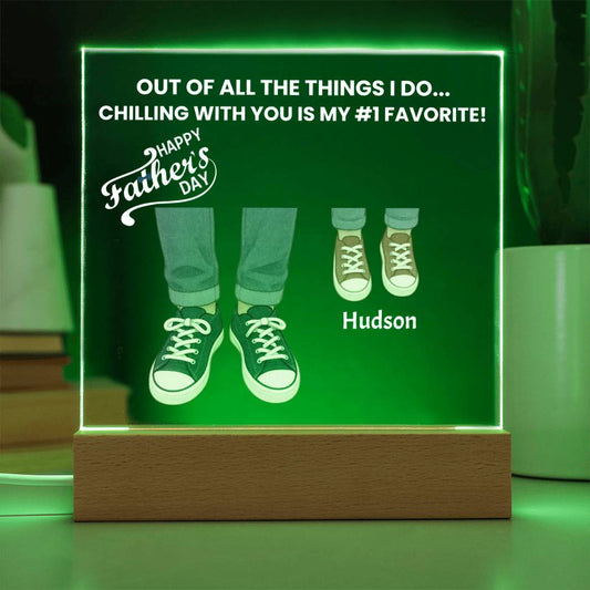 My Favorite Time is You Time - Personalized Acrylic Plaque