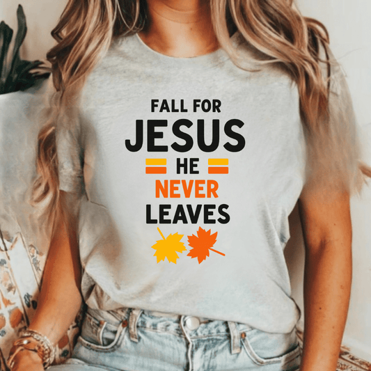 Fall-Themed Christian Unisex Cotton Tee