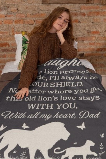 A Father's Love – Lion & Cub Blanket