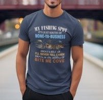 Bite Me Cove – Secret Fishing Spot Tee