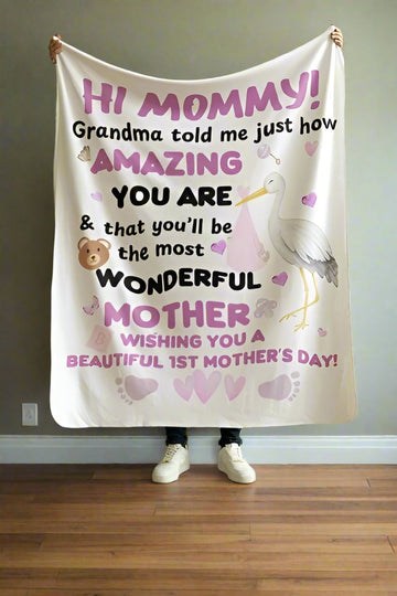 First Mother's Day Blanket (Girl)