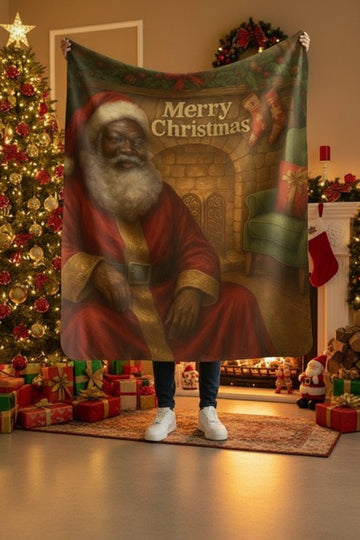 Cozy Christmas Santa Blanket