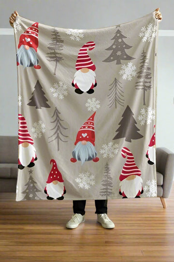 Gnome Christmas Blanket