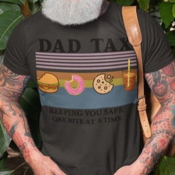 Dad Tax” Food‑Snatcher Tee – Bite‑Sized Father’s Day Fun